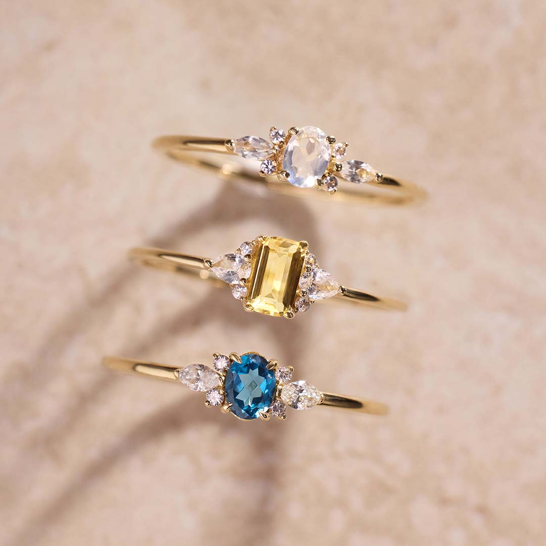 Mondstein Muse Ring | Gold