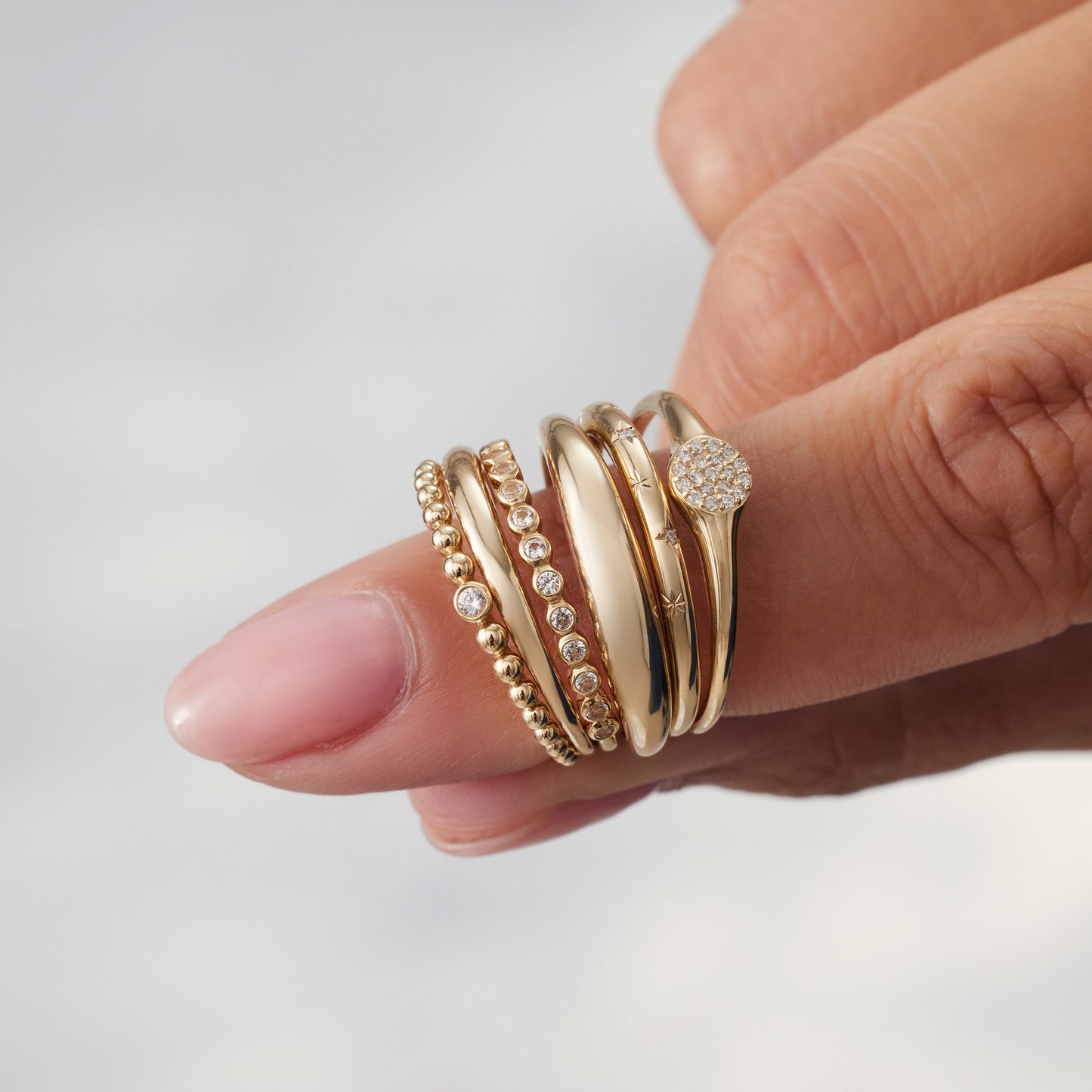 Midi-Kuppelring | Gold