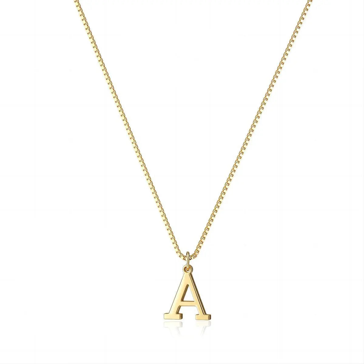 Halskette mit Liebesbrief-Initialen | Gold