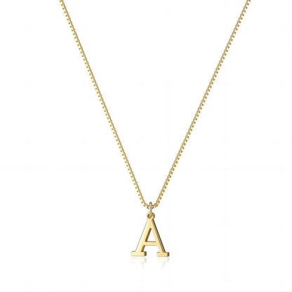 Halskette mit Liebesbrief-Initialen | Gold