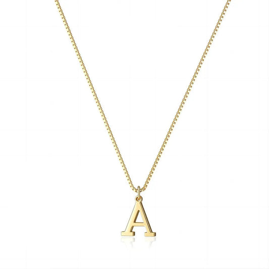 Halskette mit Liebesbrief-Initialen | Gold