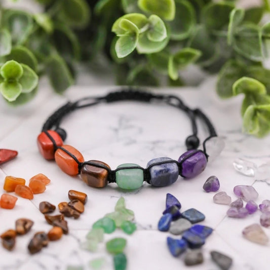 Handgemachte natürliche Magie Steine Wohlstand Armband