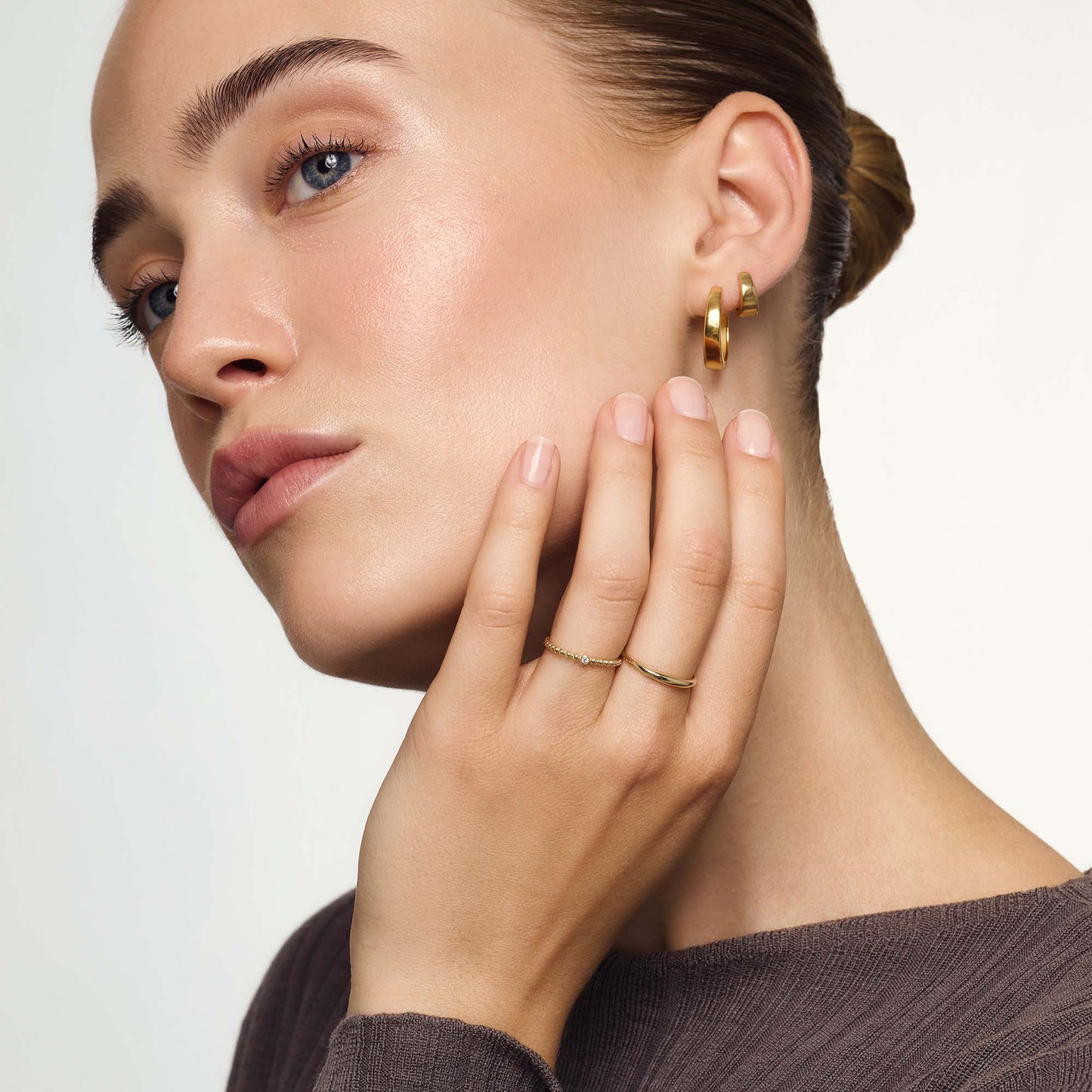 Schlanker Kuppelring | Gold