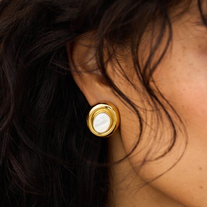Giselle Perlenohrringe | Gold