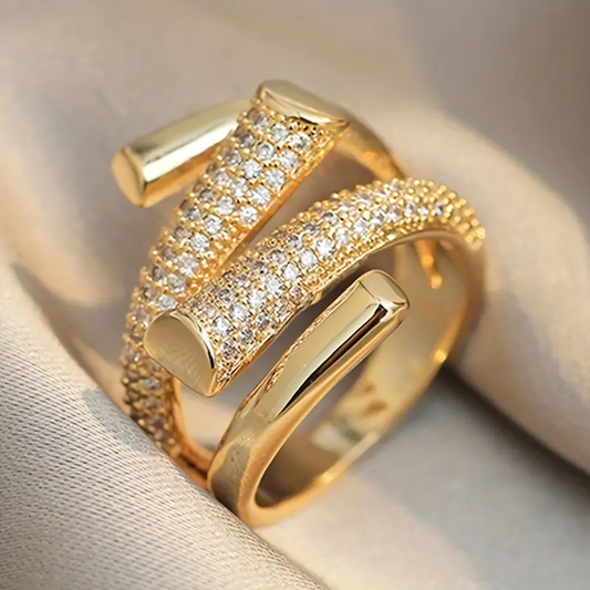 Brillanter Goldring
