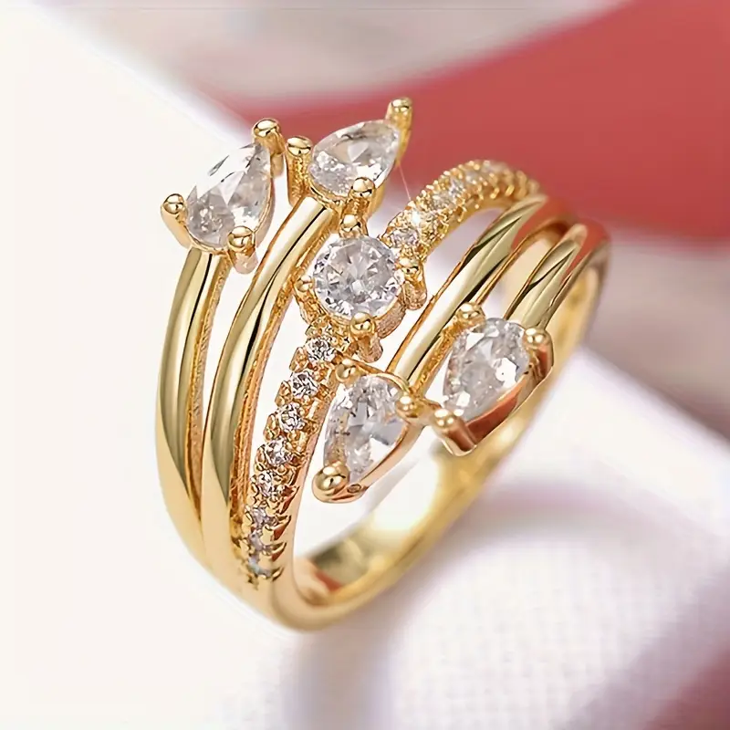 Zirkonia Brilliance Goldring