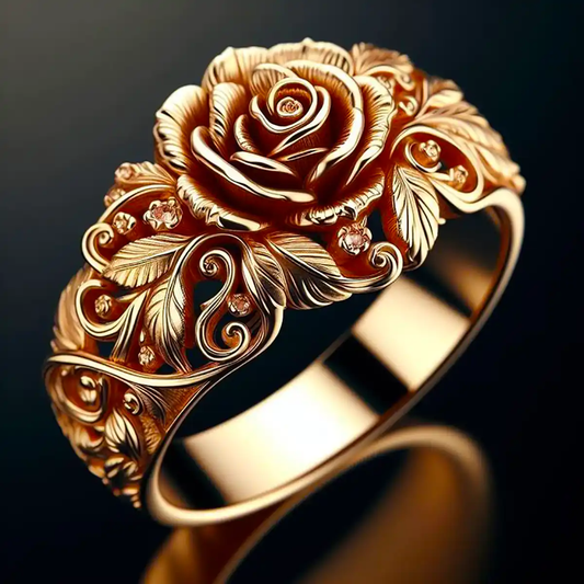Goldene Blumenring