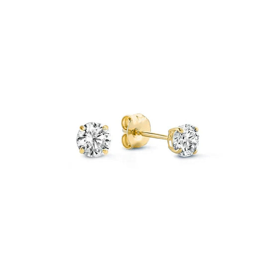 Larmes de Lune Stein-Ohrstecker | Gold